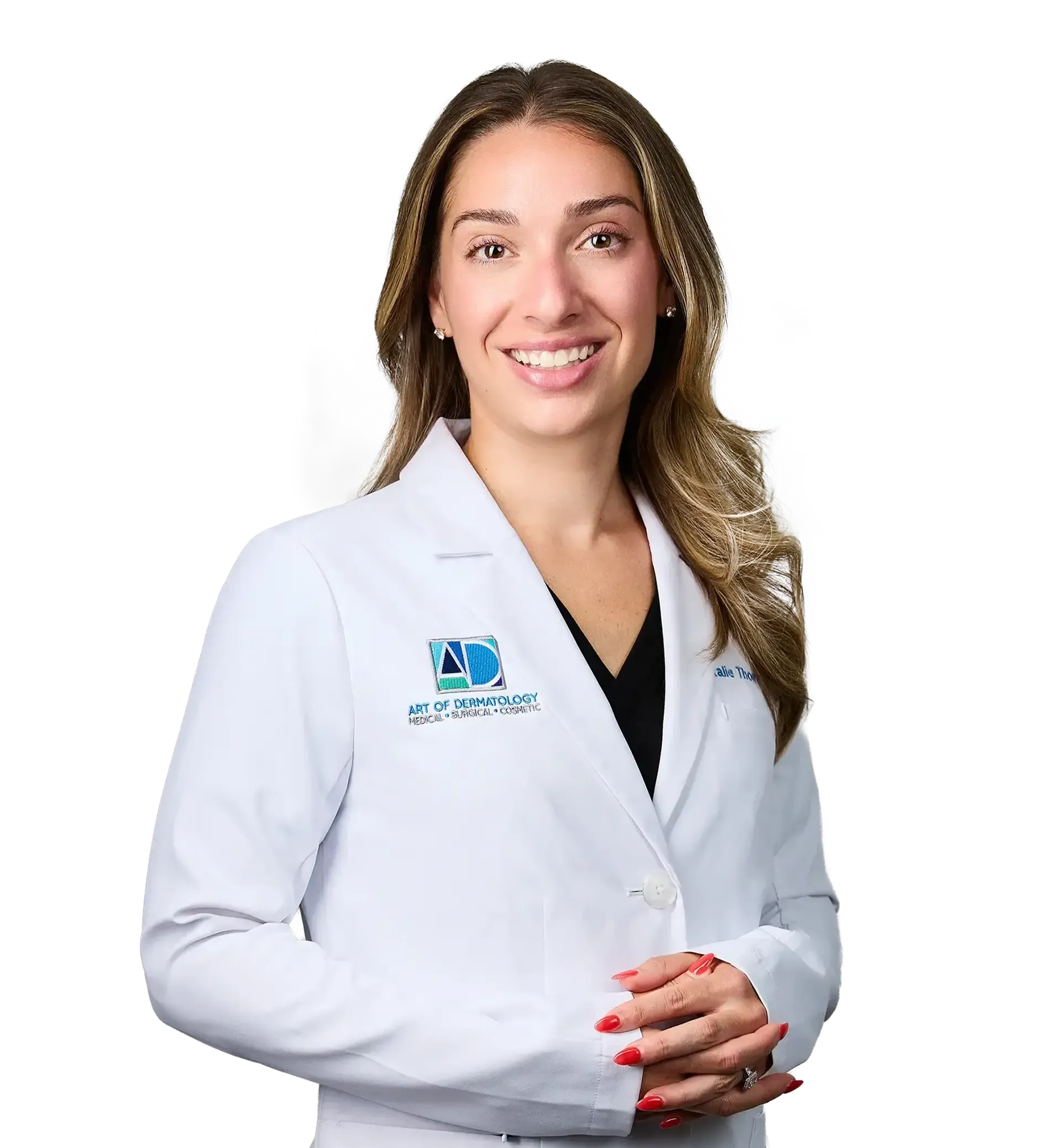 Professional portrait placeholder for Natalie Thomas, FNP-C, Family Nurse Practitioner at Art of Dermatology.