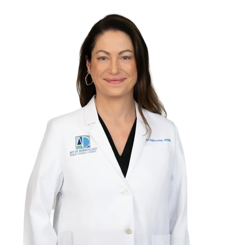 Silhouette of a dermatologist or medical professional, representing expert skin care and dermatology services.
