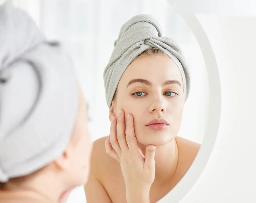 A young girl does a Diamond GlowTM facial treatment - Art of Dermatology