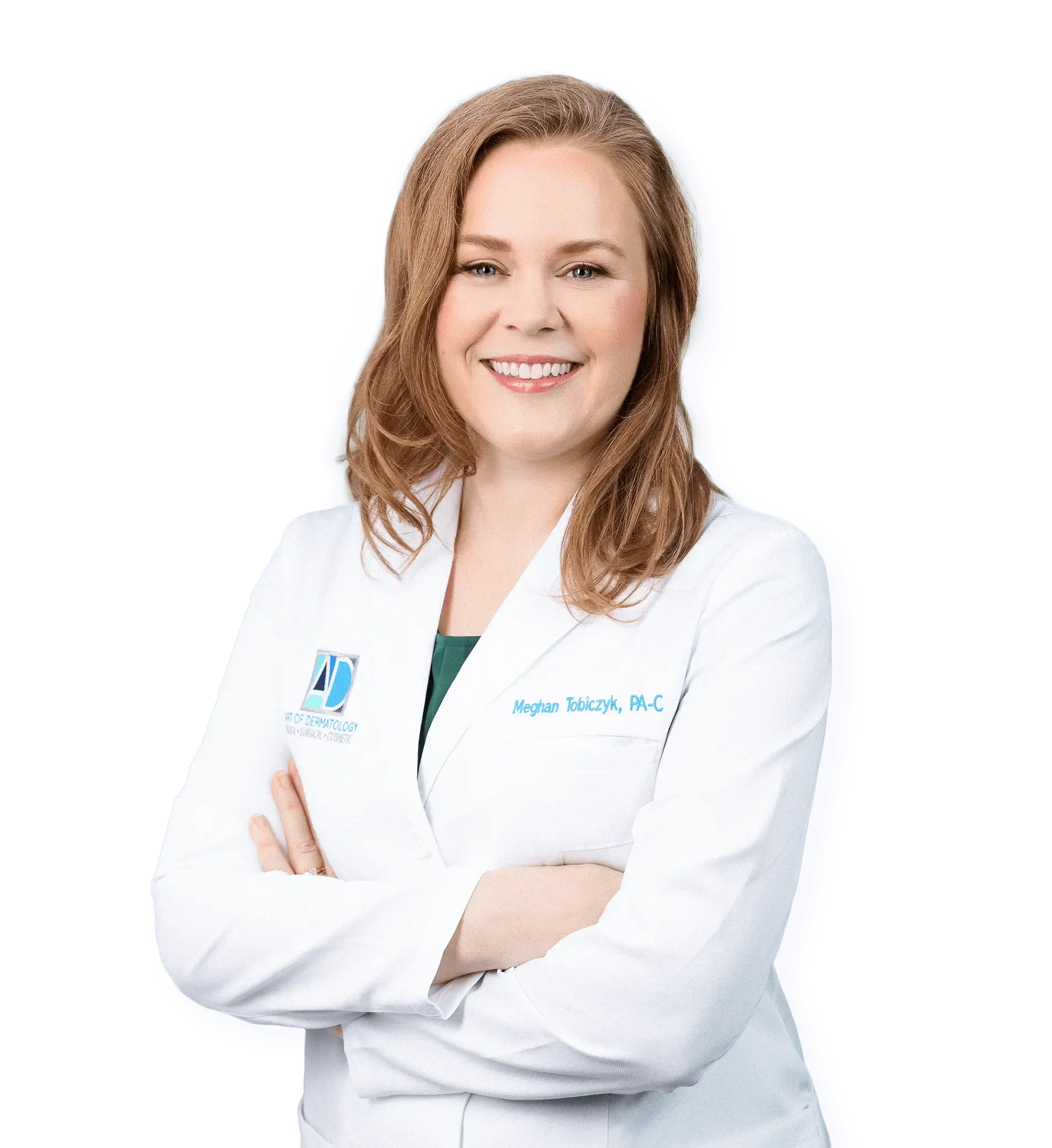 Dermatology specialist in a white coat, providing expert skin care treatments at a professional dermatology clinic.