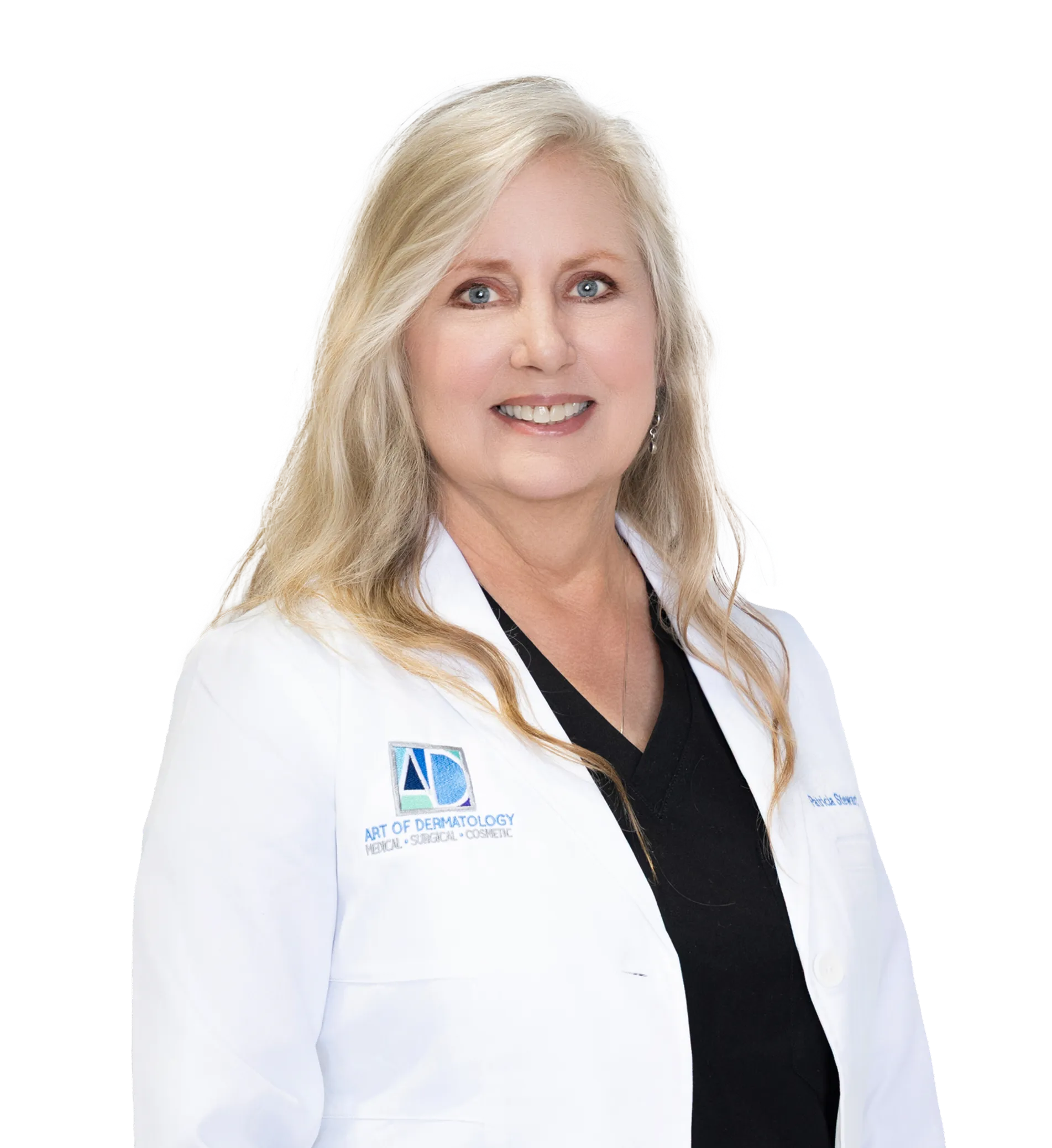 Silhouette of a dermatologist or medical professional, representing expert skin care and dermatology services.